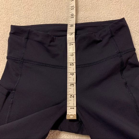 Lululemon Pace Rival Crop Leggings Midnight Navy Blue - Picture 11 of 14